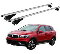 Barres De Toit Pour Suzuki SX4 S-Cross 2016-2021 Avec Antivol MENABO Railing