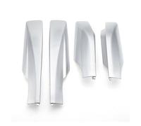 Barres de Toit pour Toyota pour RAV4 XA30 2006-2007 2008 2009 2010 2011 2012 4 PIÈCES Voiture Toit Barre Couverture Rail Fin Coque Capuchon Railing Porte-Bagages(Argent)