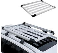 Barres de Toit pour Voiture, pour Dodge RAM 1500 2011-2017 Aluminium Panier à Bagages Galeries Toit Porte Bagages Grand Panier de Toit de Voiture,1.6m/Silver