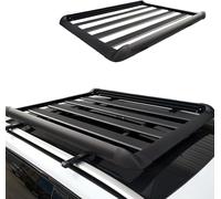 Barres de Toit pour Voiture, pour Kia Soul III II I 3/2/1.Gen SK3 / PS/AM 2009-2025 2026 Aluminium Panier à Bagages Galeries Toit Porte Bagages Grand Panier de Toit de Voiture,1.3m/Black