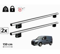 Barres de toit Professionnelles Nordrive Pour Fiat Doblo Cargo 2010-2022
