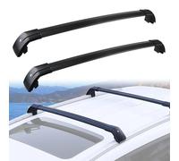 Barres de Toit Railing 1 Jeu De Barres De Toit En Alliage Barres Latérales Rails Transversaux Porte-bagages De Toit Serrure Antivol Pour KIA Pour SORENTO 2015-2018 Cross Barres Rail