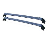 Barres de Toit Railing Barres De Toit 2 Pièces Pour KIA Pour Carnival Pour Sedona YP Pour MPV 2014-2020 Barres Latérales Rails Transversaux Porte-bagages Toit Cross Barres Rail(Noir)