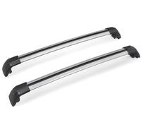 Barres de Toit Railing Barres De Toit Voiture En Alliage D'aluminium Barres Latérales Rails Transversaux Porte-bagages De Toit Pour Hyundai Pour Santa Fe 2013-2018 Cross Barres Rail
