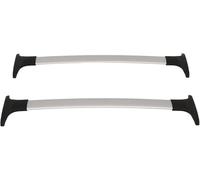Barres de Toit Railing Barres Toit Voiture En Alliage Barres Latérales Rails Transversaux Porte-bagages De Toit Porte-bagages 2 Pièces Pour Ford Pour Ecosport 2013-2020 Cross Barres Rail(Argent)