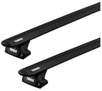 Barres de toit Renault Clio III 5 portes (09/05-10/12) Thule WingBar Evo Black Alu
