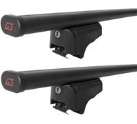 Barres de toit Seat Ibiza ST Break (03/10-07/16) G3 Clop Steel 110cm