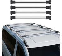 Barres de toit SET pour VW Transporter T5 2003-2015 Alu Argent 4Pcs