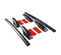 Barres de Toit, Toit perforé des Deux côtés du Porte-Bagages de la Voiture. Porte-Bagages décoratif Uniquement.(160cm Black)