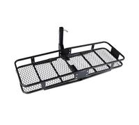 Barres de Toit transversales Coffre À Bagages Arrière De Voiture 59 X 20 Pouces, Capacité Traction De 500 Lb, Tige D'adaptateur De 2 Pouces Barres de Toit