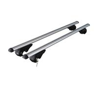 Barres de Toit transversales Compatible avec Dacia Duster 2018-2020 90kg Alu Gris 2tlg