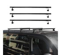 Barres de toit porte-bagages pour Fiat Doblo 2010-2021 Alu Noir 3x