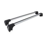 Barres De Toit Transversales Compatible avec Peugeot 5008 2017-2024 Aluminium Gris ABE