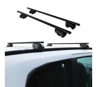 Barres de Toit Transversales Compatible avec Porsche Cayenne 2018-2024 Fer Noir ABE