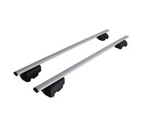 Barres de Toit Transversales Compatible avec Porsche Macan 2014-2024 Fer Argent ABE