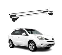 Barres de Toit Transversales Compatible avec Renault Koleos 2008-2014 Aluminium Argent