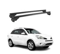 Barres de Toit Transversales Compatible avec Renault Koleos 2008-2014 Aluminium Noir