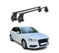 Barres de toit transversales Menabo pour Audi A3 8V Sportback 2012-2020 Noir