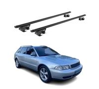 Barres de toit transversales pour Audi A4 Break B5-B6 B7 1995-2008 Noir 2x ABE