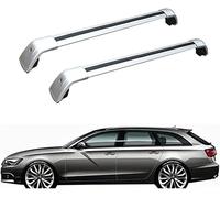 Barres de Toit Transversales pour Audi A6 Avant Estate C7 2012 2013 2014 2015 2016 2017, Barres de Toit en Aluminium Transportez en Toute Sécurité Coffre de Toit