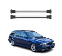 Barres de toit transversales pour BMW Serie 5 E39 Break 1997-2004 Alu Gris 2x