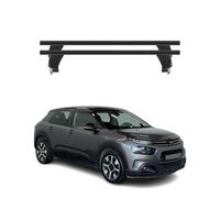 Barres de toit Transversales pour Citroen C4 Cactus II 2018-2024 Alu Noir 2x