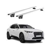 Barres de Toit transversales pour DS 4 Cross 2021-2025 en Alu Gris Argenté 2X
