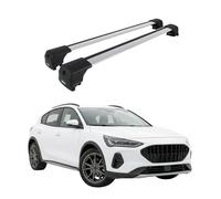 Barres De Toit Transversales pour Ford Focus IV Active 2018-2025 Alu Gris ABE