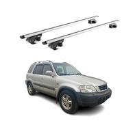 Barres de toit transversales pour Honda CR-V RD 1996-2002 Alu Gris 2 pièces ABE