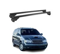 Barres de toit Transversales pour Kia Carnival 1998-2005 Aluminium Noir