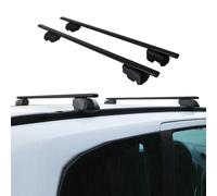 Barres de toit transversales pour Mercedes GLC 2022-2025 Barres transversales ABE Alu Noir