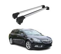 Barres De Toit Transversales pour Opel Insignia A 2008-2017 ABE Gris Alu 2x