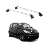 Barres de toit transversales pour Peugeot 1007 2005-2010 Gris Argenté 2x ABE