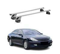 Barres de toit transversales pour Peugeot 607 2000-2005 Acier Gris