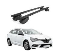 Barres de toit transversales pour Renault Megane mk4 Grandtour 2016-2022 Noir 2x