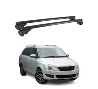 Barres de toit Transversales pour Skoda Fabia Break 2007-2014 Aluminium Noir