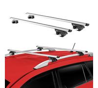 Barres de toit transversales pour Skoda Kamiq 2019-2025 Alu Gris Argenté 2x ABE