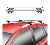 Barres de Toit transversales Compatible avec Skoda Kodiaq 2016-2023 Alu Gris 90kg TÜV 2X