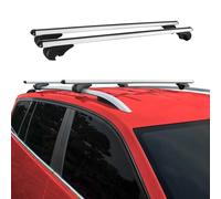 OMAC Barres de Toit Transversales pour Skoda Kodiaq 2017-2025 Aluminium Argent