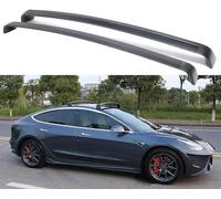 Barres De Toit Transversales pour Tesla Model 3 2020 2021, Solide Et Durable Porte Bagages Voiture, Kit Montage Pièces Détachées Automobiles