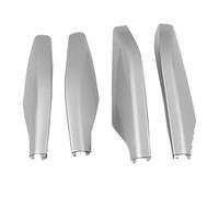 Barres De Toit Transversales pour Toyota pour Prado LC120 pour Lexus GX 2003-2009, Lot 4 Housses Protection d'angle pour Porte-Bagages Toit en ABS Argenté/Noir