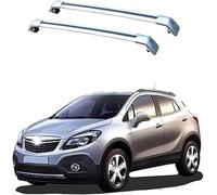 Barres de Toit Transversales pour Vauxhall Mokka 5dr SUV 2013-2016, Barres de Toit en Aluminium Transportez en Toute Sécurité Coffre de Toit