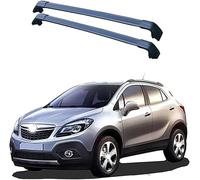 Barres de Toit Transversales pour Vauxhall Mokka 5dr SUV 2013-2016, Barres de Toit en Aluminium Transportez en Toute Sécurité Coffre de Toit