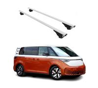 Barres de toit Transversales pour VW ID. BUZZ 2022-2026 Acier Argent 2 Pcs