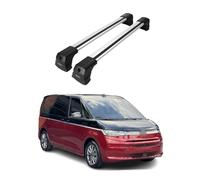 Barres de toit transversales pour VW T7 Multivan 2022-2025 noir gris