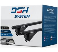 Barres de toit transversales RAILS pour Fiat TIPO BREAK depuis 2016 max 90 kg