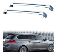 Barres de Toit Transversales Toit Barres transversales pour Peugeot 308 SW 2007-2019 Alliage D'Aluminium Barres transversales de Toit 2 pièces,A