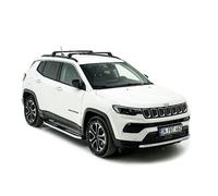 Barres de Toit TURTLE AIR-2 JEEP COMPASS MP/552 2017 2018 2019 2020 2021 2022 2023 2024 (SUV) Noir