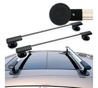 Barres De Toit Universelles (Fixes MagnéTiques), DiamèTre De La Ventouse (10 Cm), Barres Transversales RéGlables, Charge De Barre Transversale Unique > 100 Kg,113cm