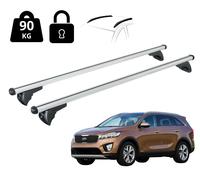 Barres De Toit Universelles Pour KIA SORENTO (UM) 2015-2020 Avec Rampe Antivol